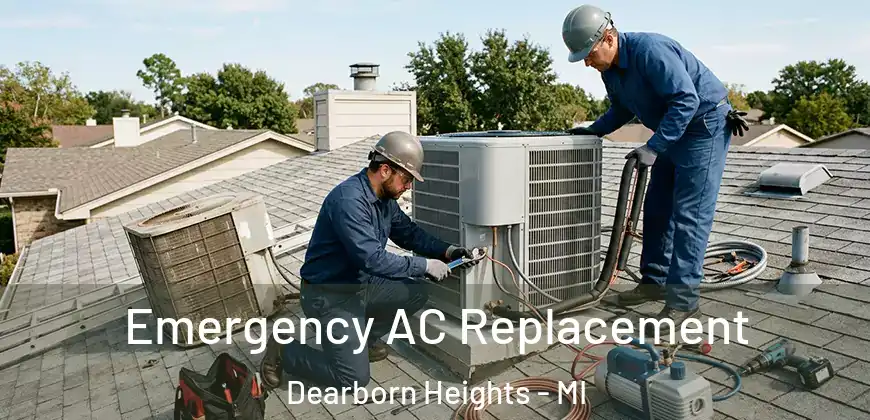Emergency AC Replacement Dearborn Heights - MI
